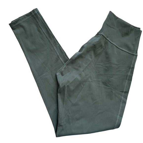 GYMSHARK Elevate High waist Full length Breathable Leggings in unit green-Size M - Picture 7 of 7